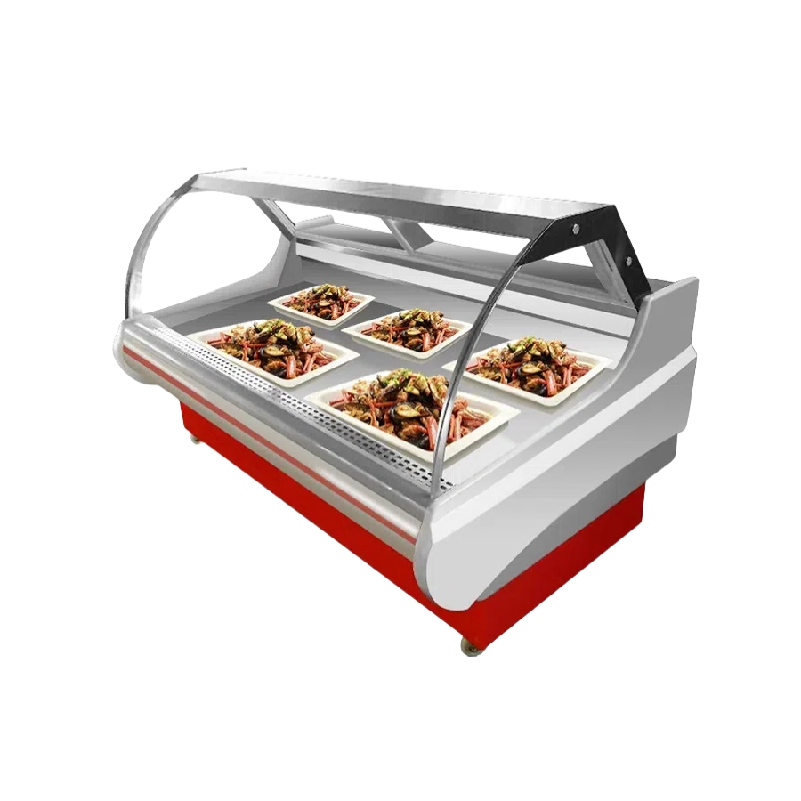 Sliding Glass Door Ice Cream Freezer Display Case Commercial Refrigerator Steel Inner Liner