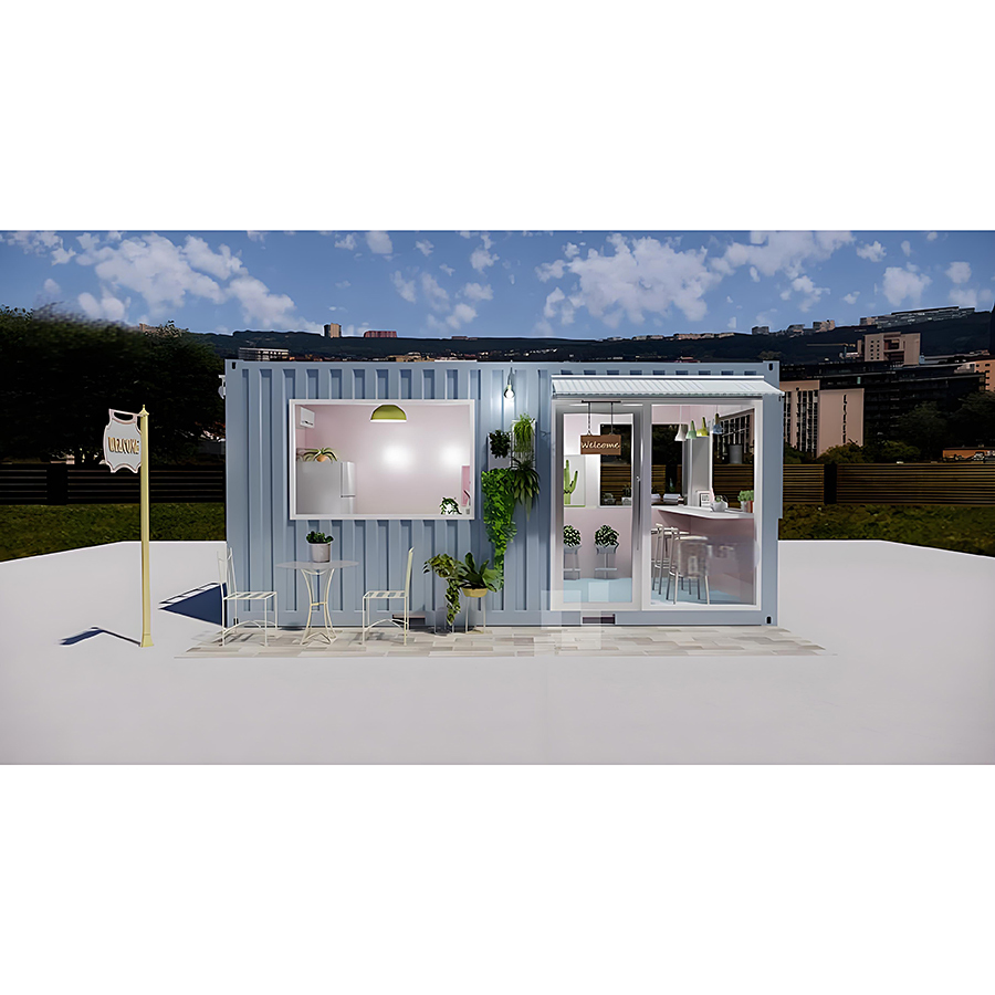 Convenience Store Convenient 2 Story Modular Prefab Shipping Container Homes