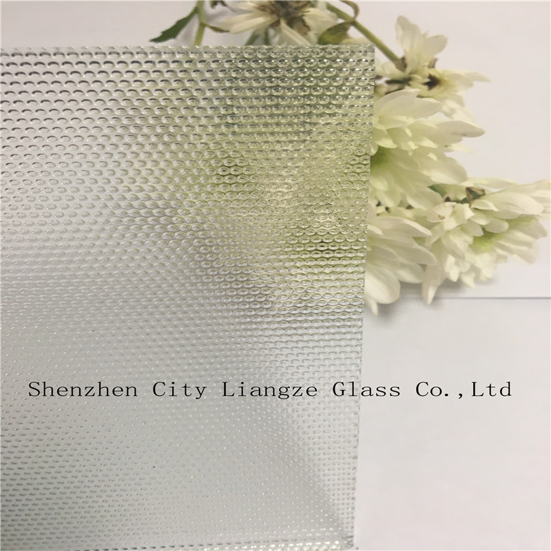4/5mm Clear or Tinted Patterned Glass /Rolled Glass/Figured Nile Glass for Decoration