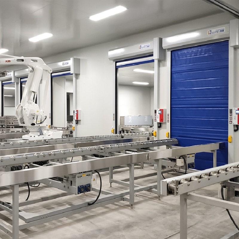 High Speed Roll up Door with Insulated Curtain for Energy-Saving Industrial Use