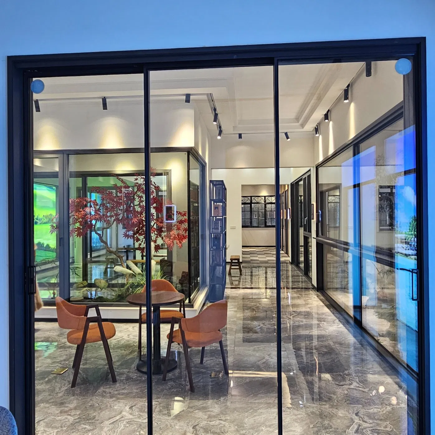 Energy-Efficient Modern Slim Frame Aluminum Windows for Homes