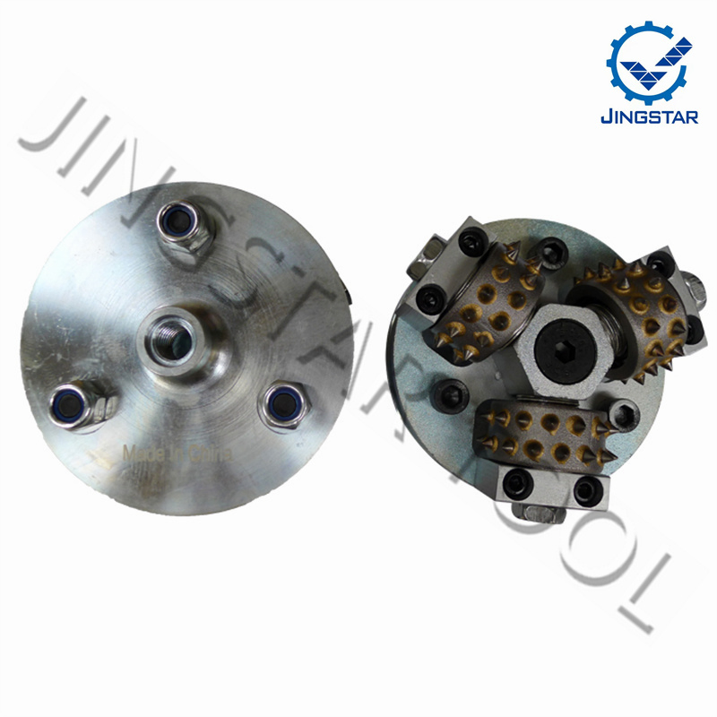 Diamond Roller Concrete Floor Bush Hammer Plates Grinding Disc