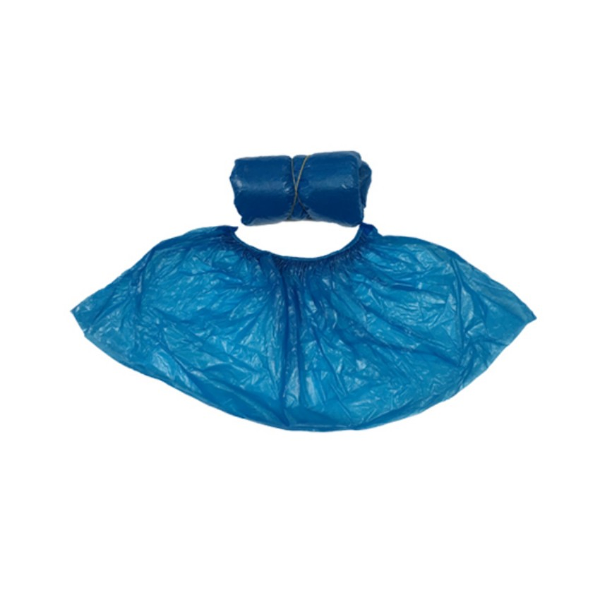 Disposable PE Waterproof Shoe Covers Plastic Anti-Slip Protective Overshoes