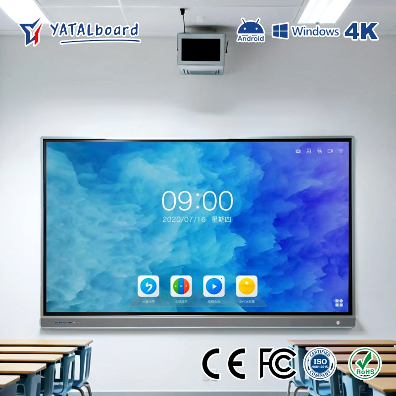 65 Inch Touch Screen Smart TV for Interactive Education Experiences