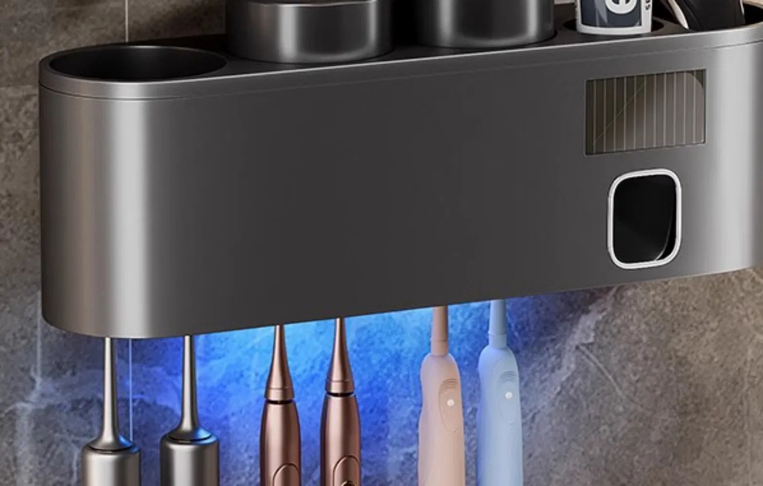 Держатель для зубных щеток с УФ-стерилизацией