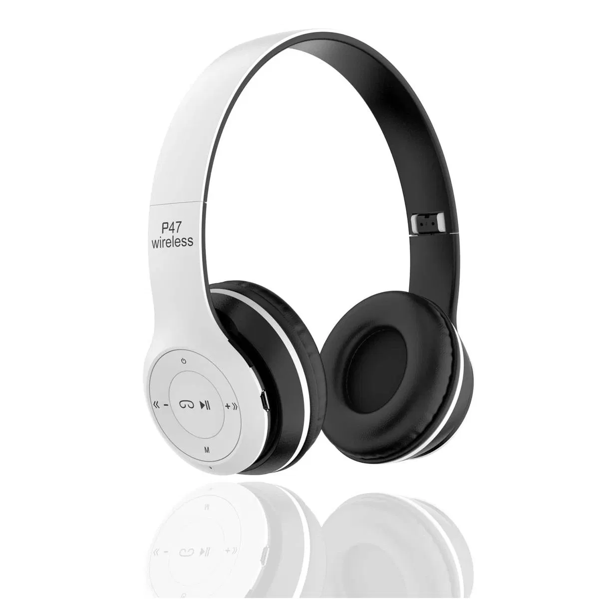 P47 Wireless Bluetooth Headphone with Microphone Foldable Headsets Bass HiFi Sound Music Stereo Earphone for Smartphones TV Game
