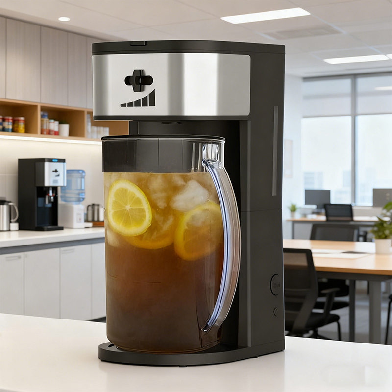 Home Used Electric Iced Tea Maker Machine - Automatic Cold Brew Tea Brewer with Large Pitcher Ice Tea Maker