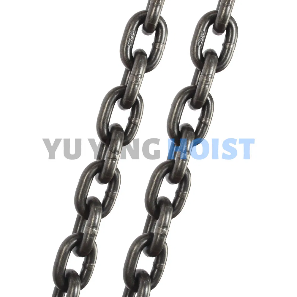 High Strength 20mn2 G80 Load Chain Black Oiled Finish for Corrosion Resistance