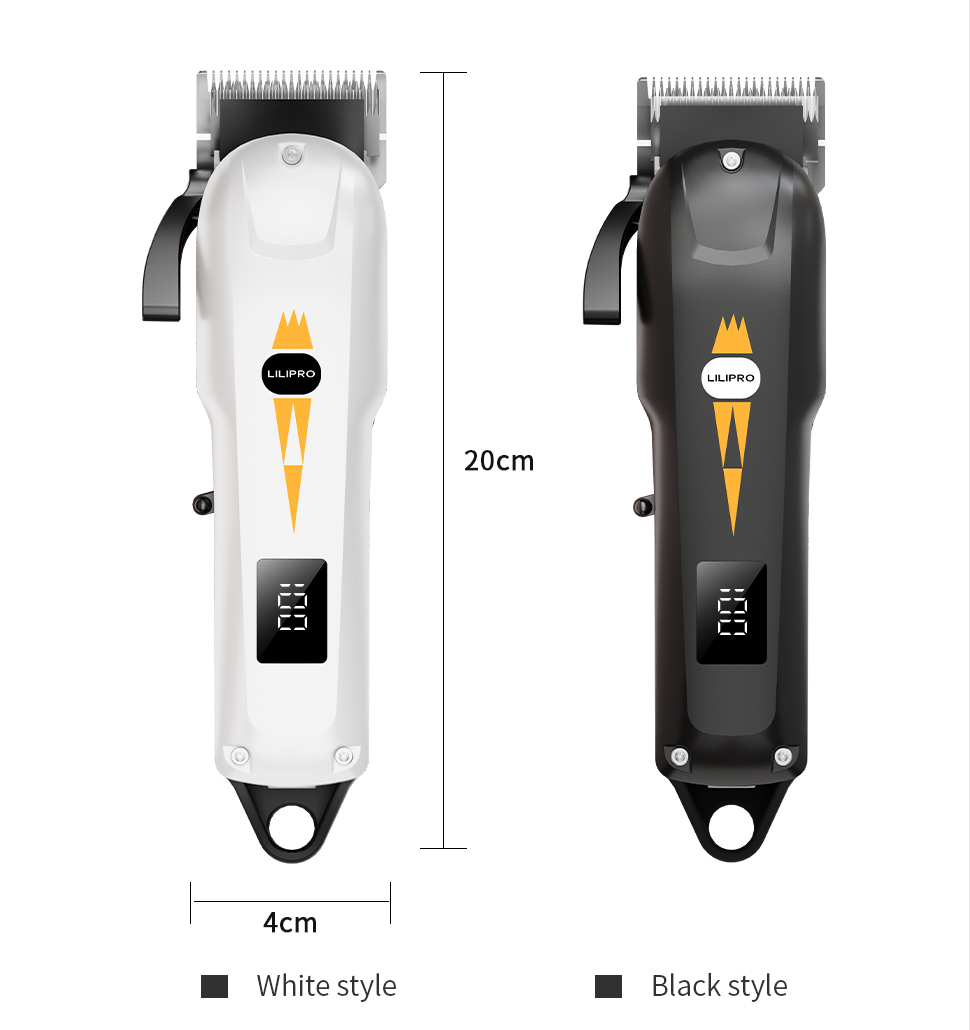 Lilipro L20 Fade Blade High-Speed Salon Series Cordless Professional Rechargeable High Quality Hair Clippers for Men