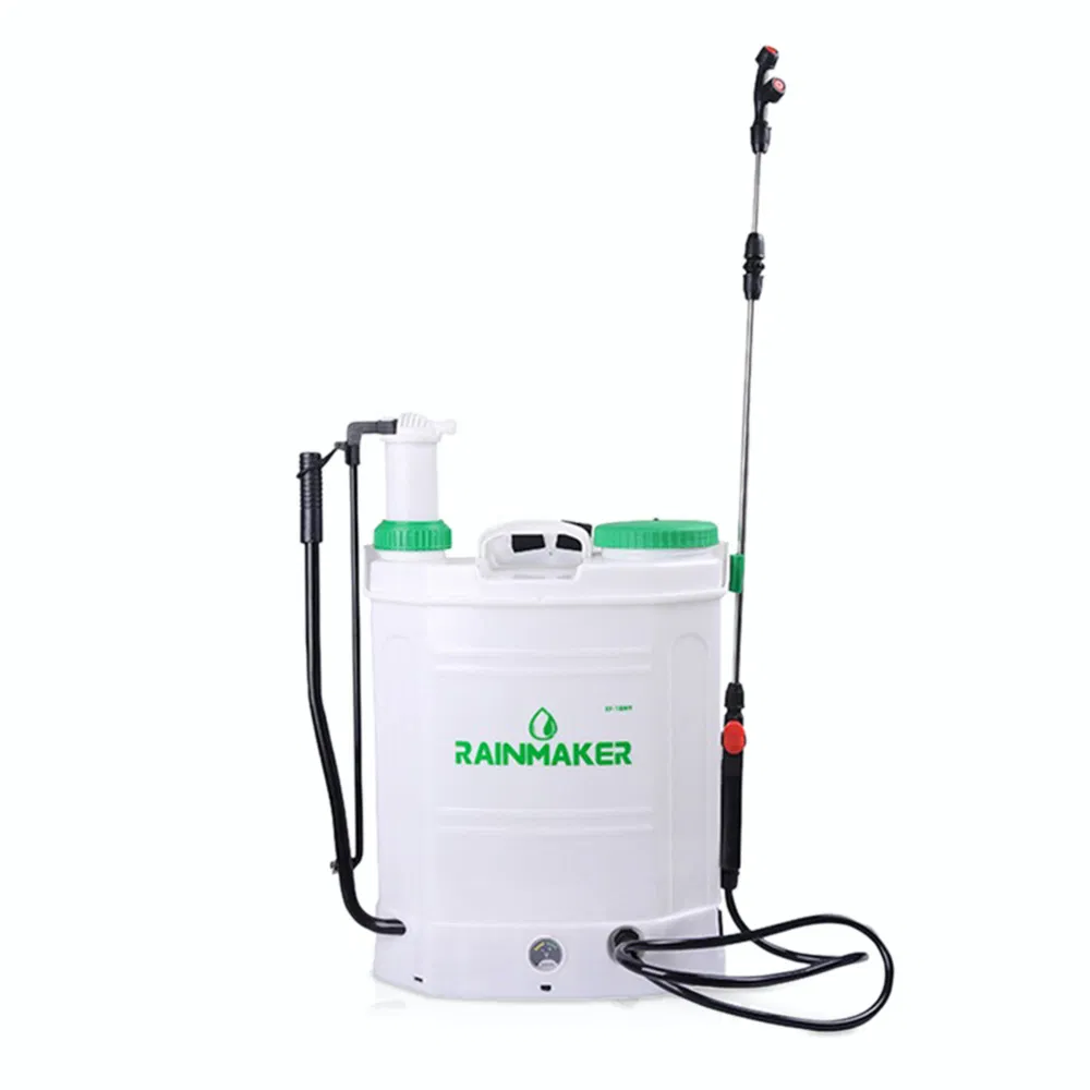 Rainmaker 18 Liter Garden Plastic Knapsack Pest Control Battery Operated Sprayer