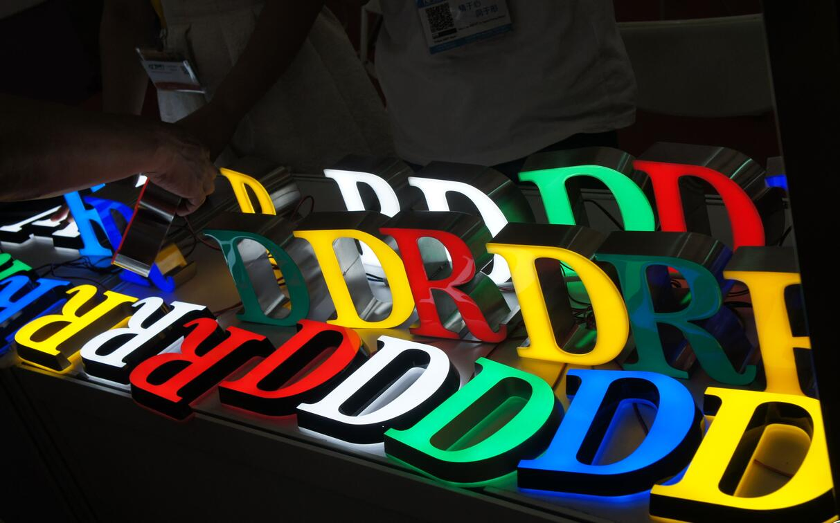 Full Color LED Letters with LED Light as Billboard LED Module Light Signage