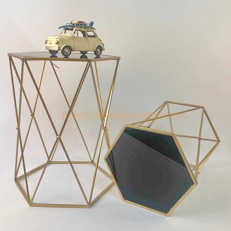 3 Cross Leg Design Small Size Modern Style Living Room Side Table for Hotel