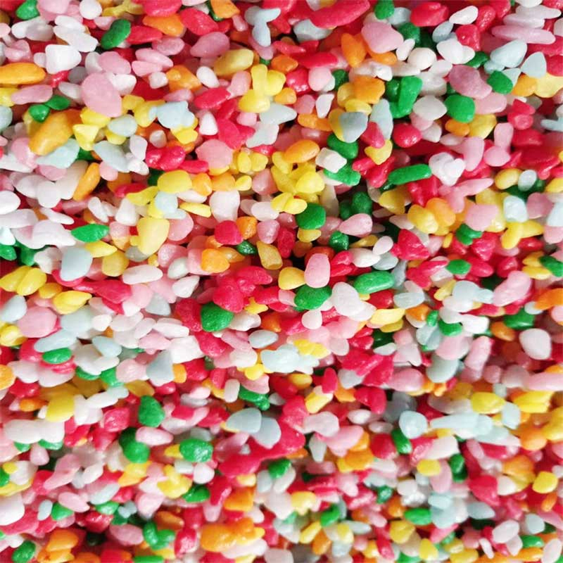 Wholesale Fish Tank Decor Aquarium Pebbles Colored Stones