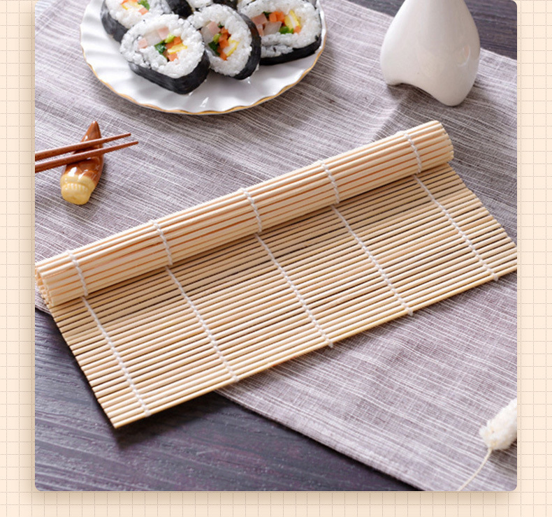 Factory Cheap Price High Quality Bamboo Sushi Rolling Mat for Home Using