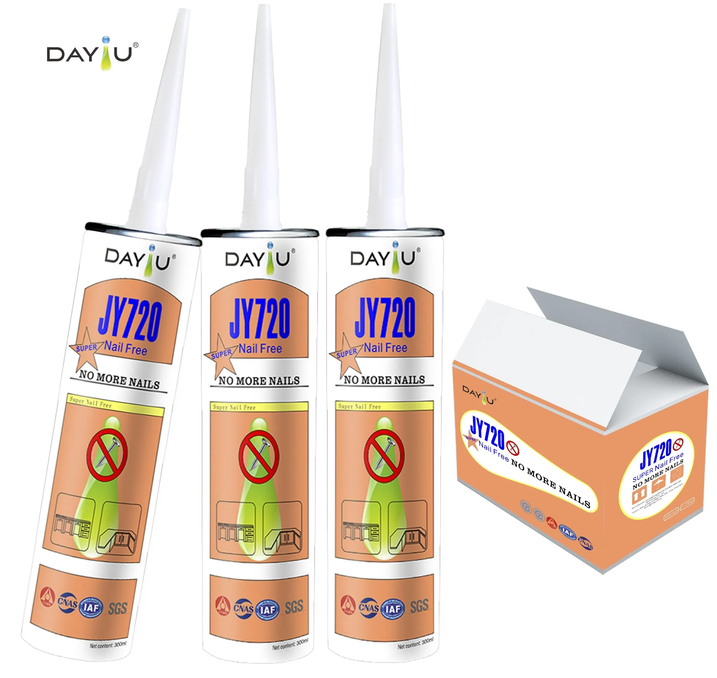 OEM/ODM Available Synthetic Rubber Based Liquid Nails CE Certified Strong Bond Glue for Export