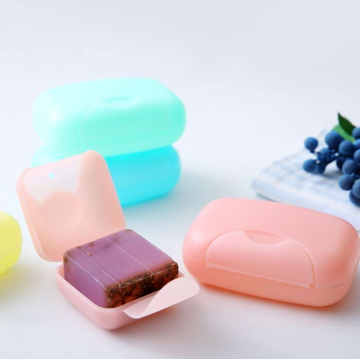Portable Plastic Travel Soap Container Case Box Holder