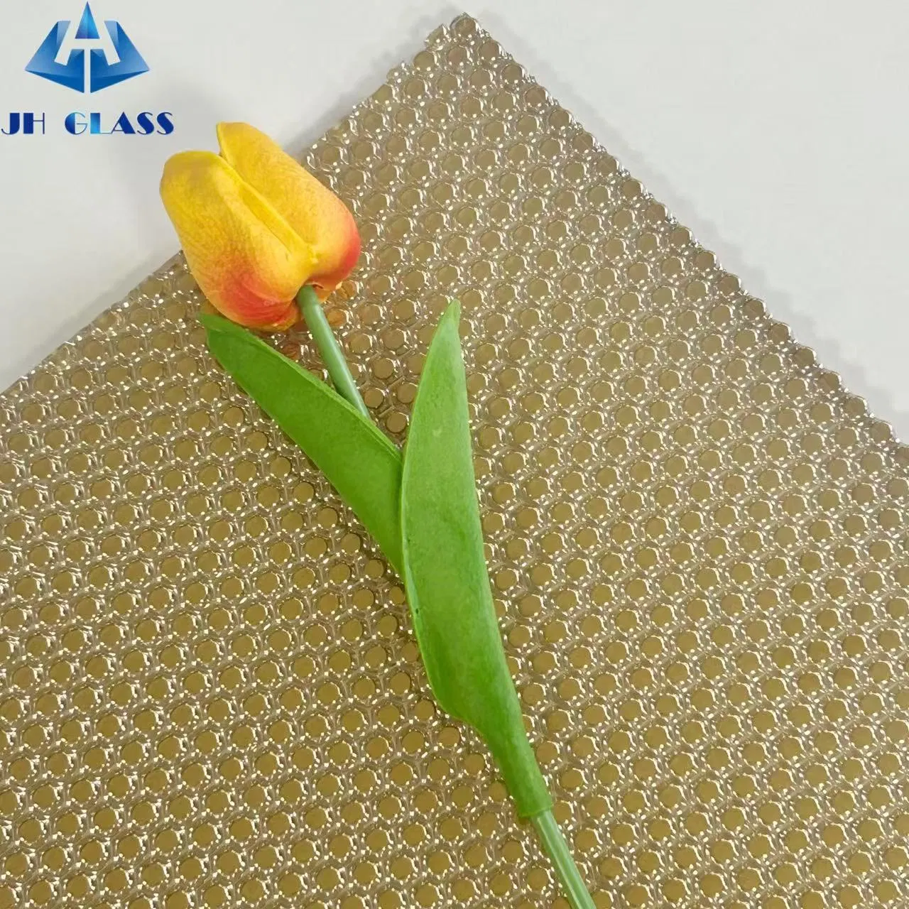 4/5/6mm Tinted Patterned Glass for Office Cabins & Hotel Bathrooms