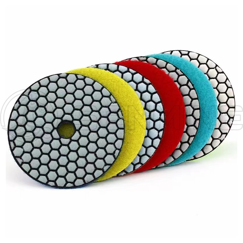 Flexible Hand Diamond Polishing Pads for Concrete Grinder Stone Pads