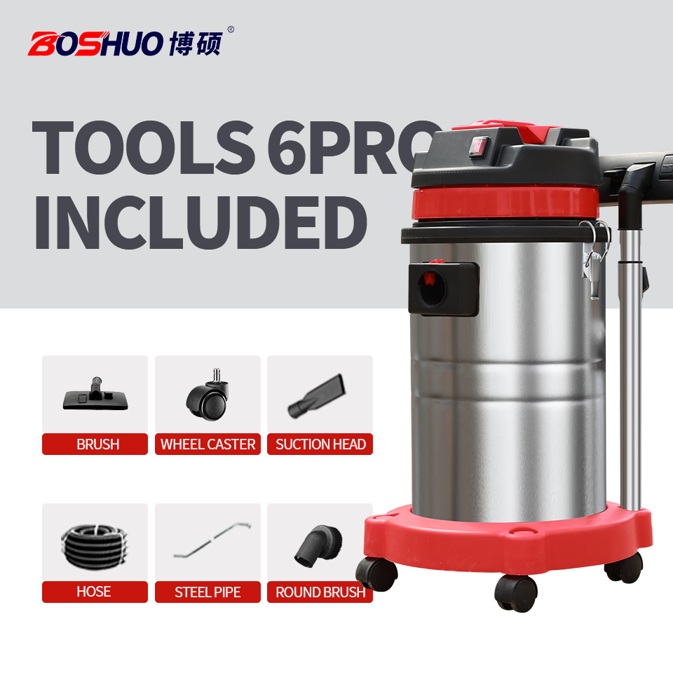 Trolley Type Electric Workshop Vacuum Cleaner 1500W 35L for Furniture Manufacturing