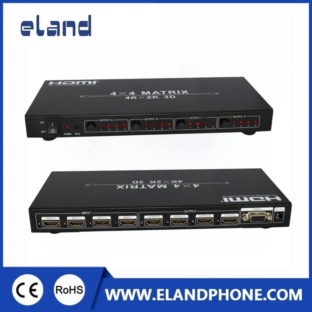 Матричный коммутатор HDMI 4x8 4K