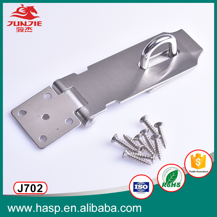 Stainless Steel Hasp Thickened Padlock Anti-Theft Door Safety Bolt Lock Hasp J702