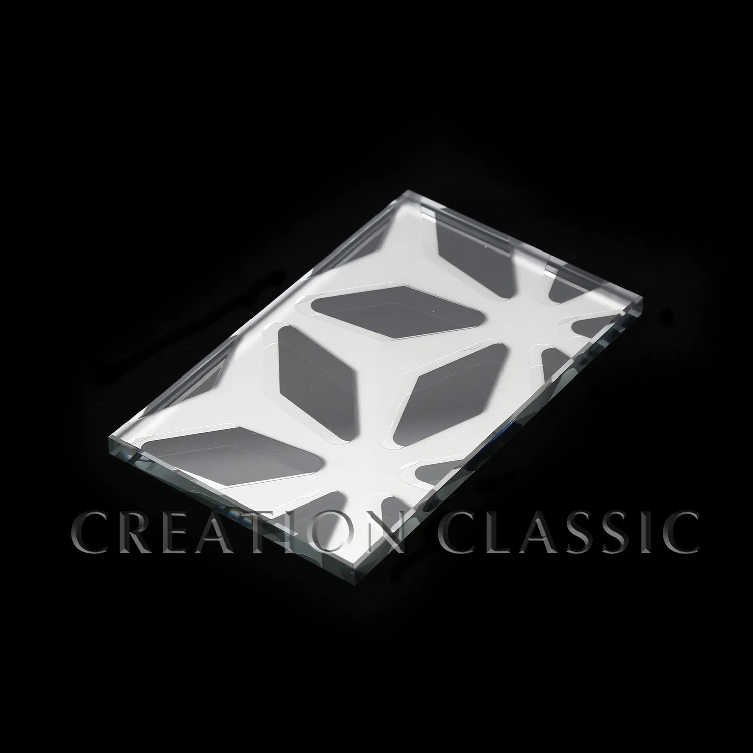 5mm Art Glass, Building Glass, Acid Etched Glass