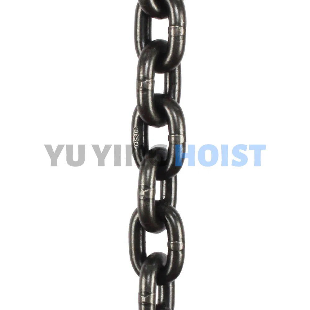 G80 Grade Heavy-Duty Manganese Steel Load Chain - Black Coated for Chain Hoists & Lifting