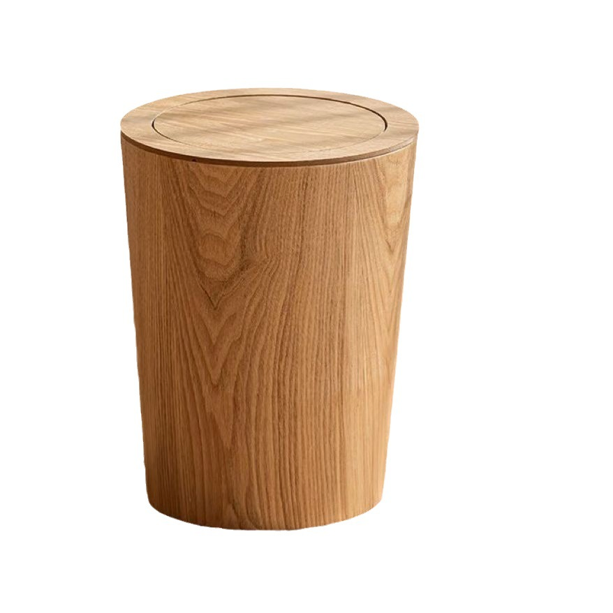 Японский деревянный мусорный бак, минимализм