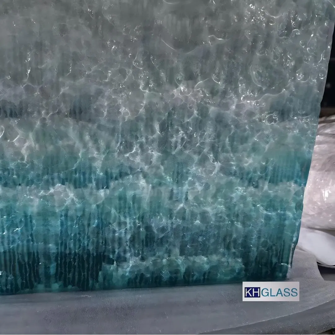 Decorative Cast Textured Pattern Glass for Interiors Home Decor Projects