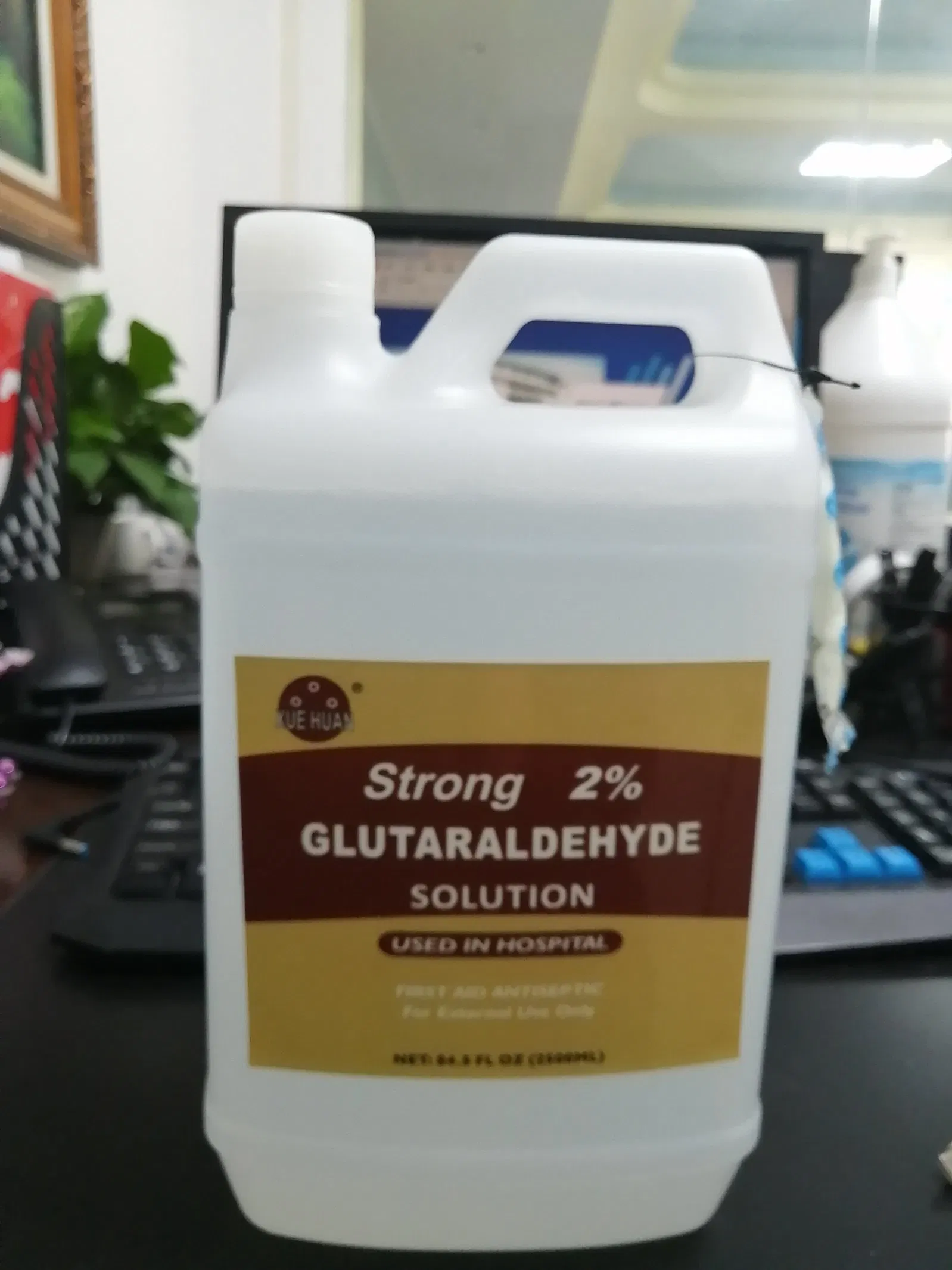 Medical Equipment Disinfectant Glutaralldehyde Solutions with 2% Content 5000ml