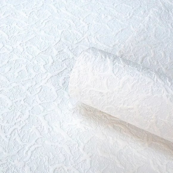 3D Fibre Texture Rose Pattern Embossed Wallpaper for Painting