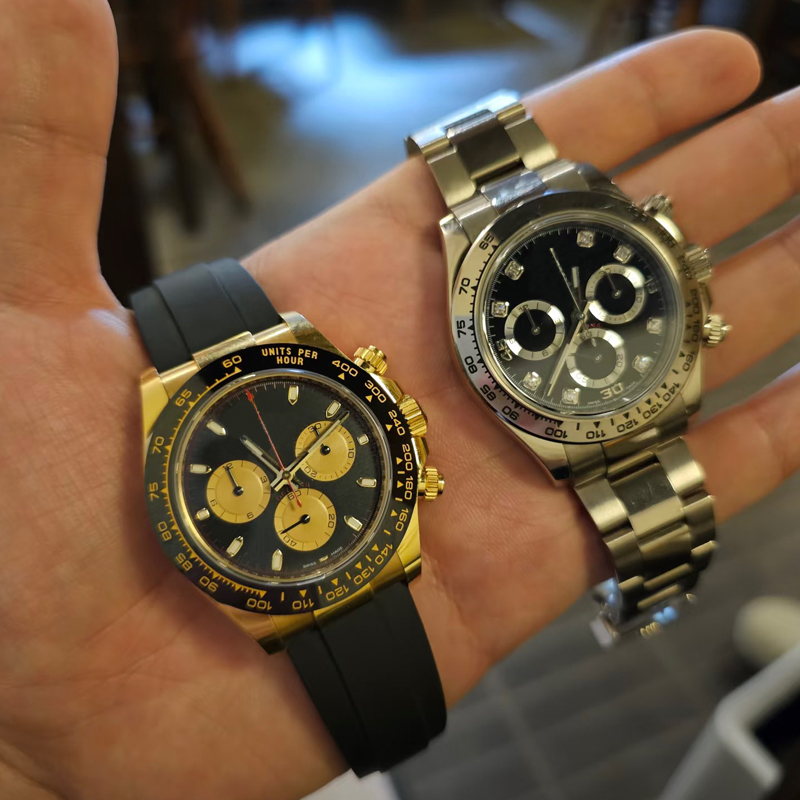 High Quality Men's Stainless Steel Mechanical Watch Classic Luxury Sports Design with Waterproof Features for Swimming