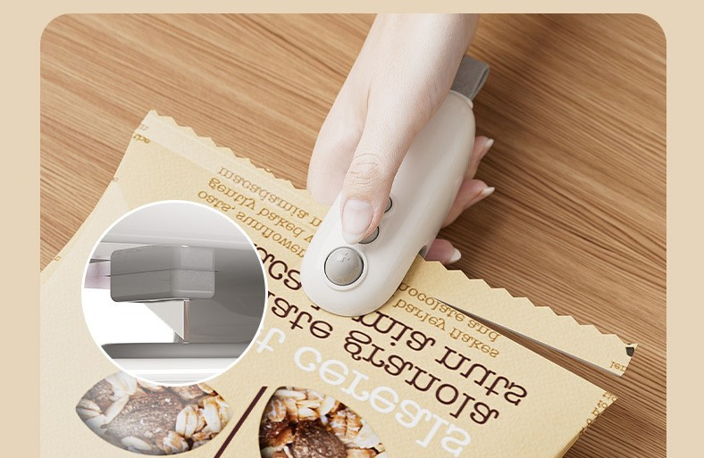 Портативный вакуумный упаковщик 2-в-1 с USB-зарядкой
