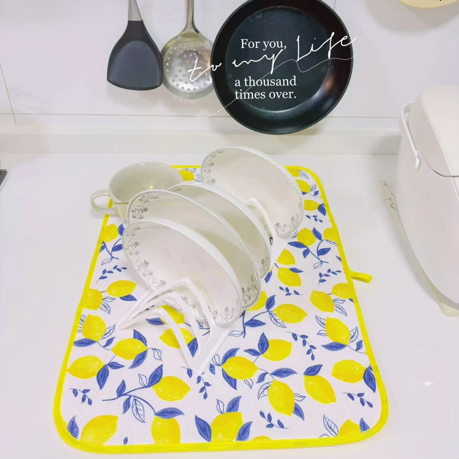 Коврик для сушки посуды Mardav, антискользящий