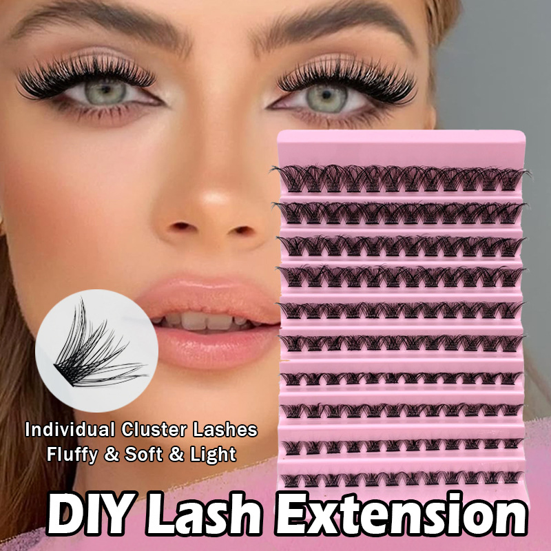 False Eyelashes, Dense Segment/Strip Eyelashes, Cat-Eye Eyelashes, Self-Application Individual Cluster/Volume Lashes, Wholesale Eyelashes