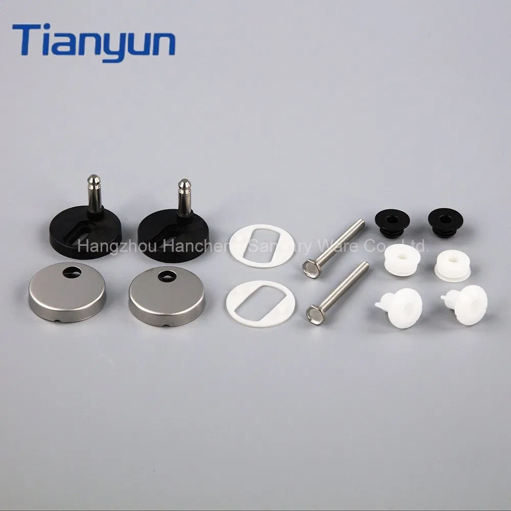 Toilet Seat Cover Top Fixing Screw Bolts Install Kit Top Kit Integrated One-Piece Gasket Toilet Seat Hinge