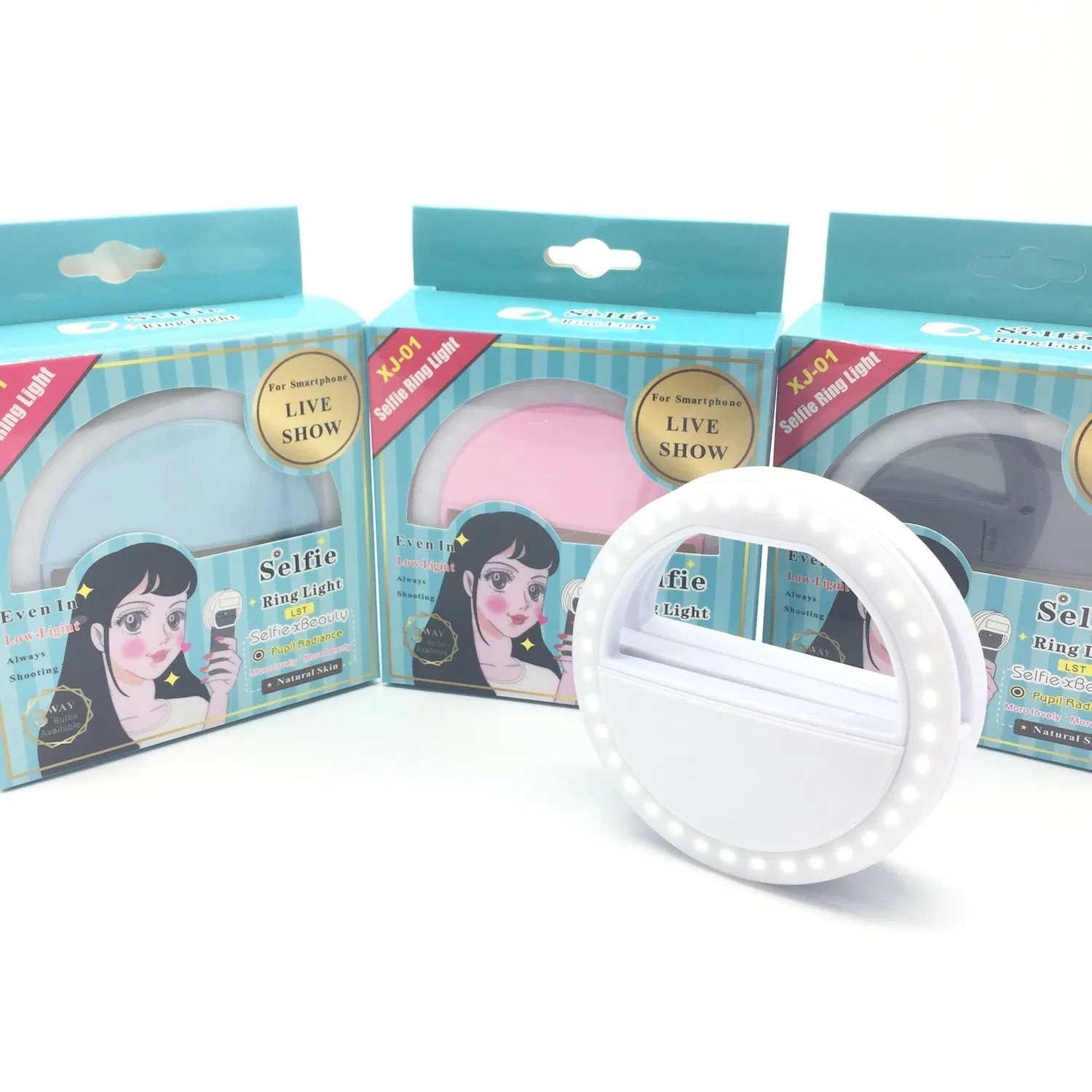 Клипса-кольцевой свет для селфи на телефон