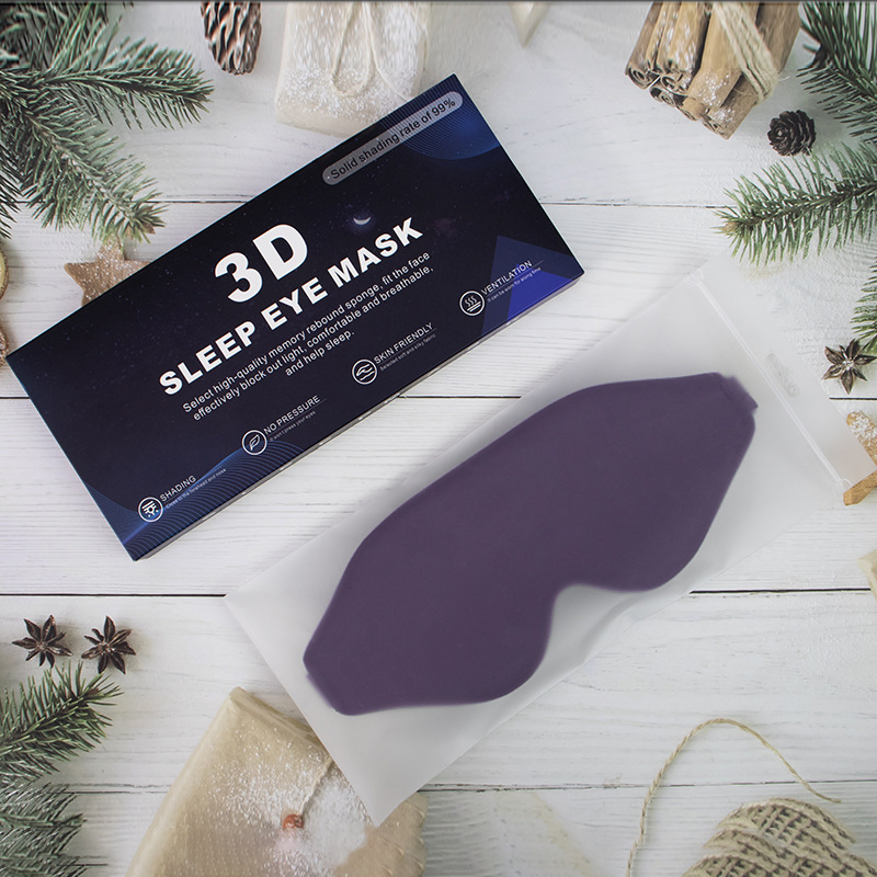 3D Contour Sleep Mask Ergonomic 3D Eye Mask Zero Pressure Light Blocking for Deep Sleep