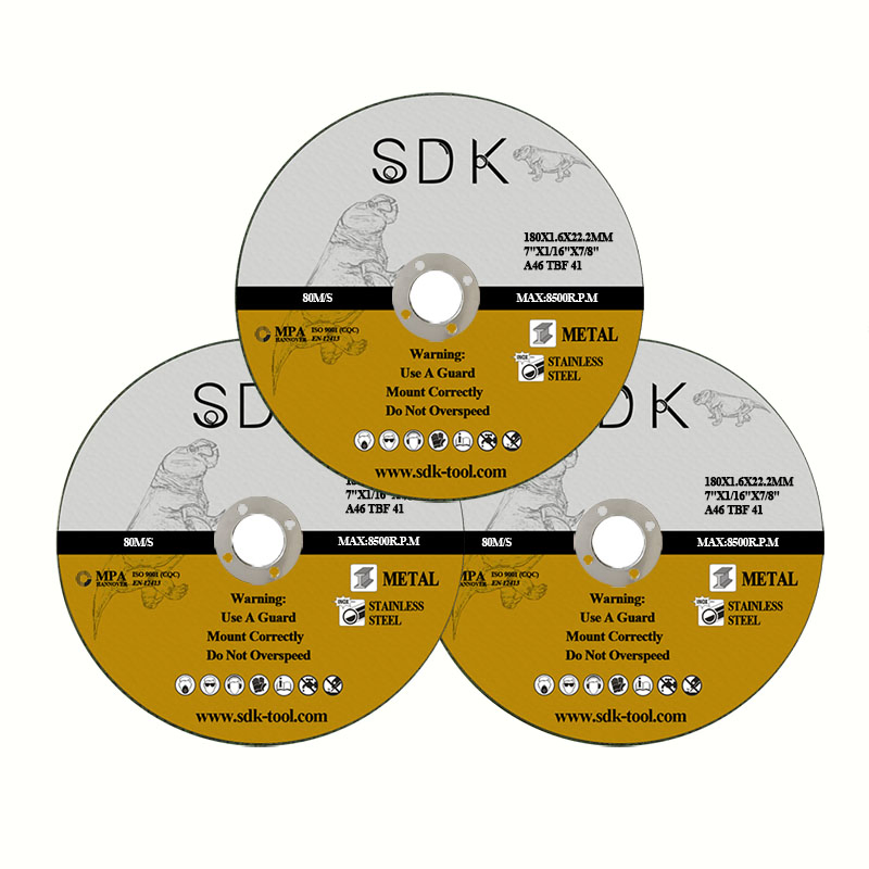 180X1.6X22.2mm Cut-off Wheel Abrasive Cutting Disc for Steel