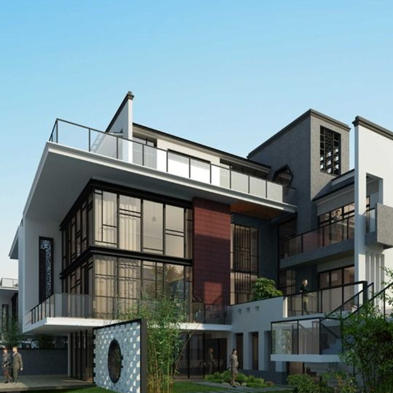 Aluminium Aluminum Profile Glass Curtain Wall with Spider Glazing for Exterior Wall Decoration of Hotels and Business Centers