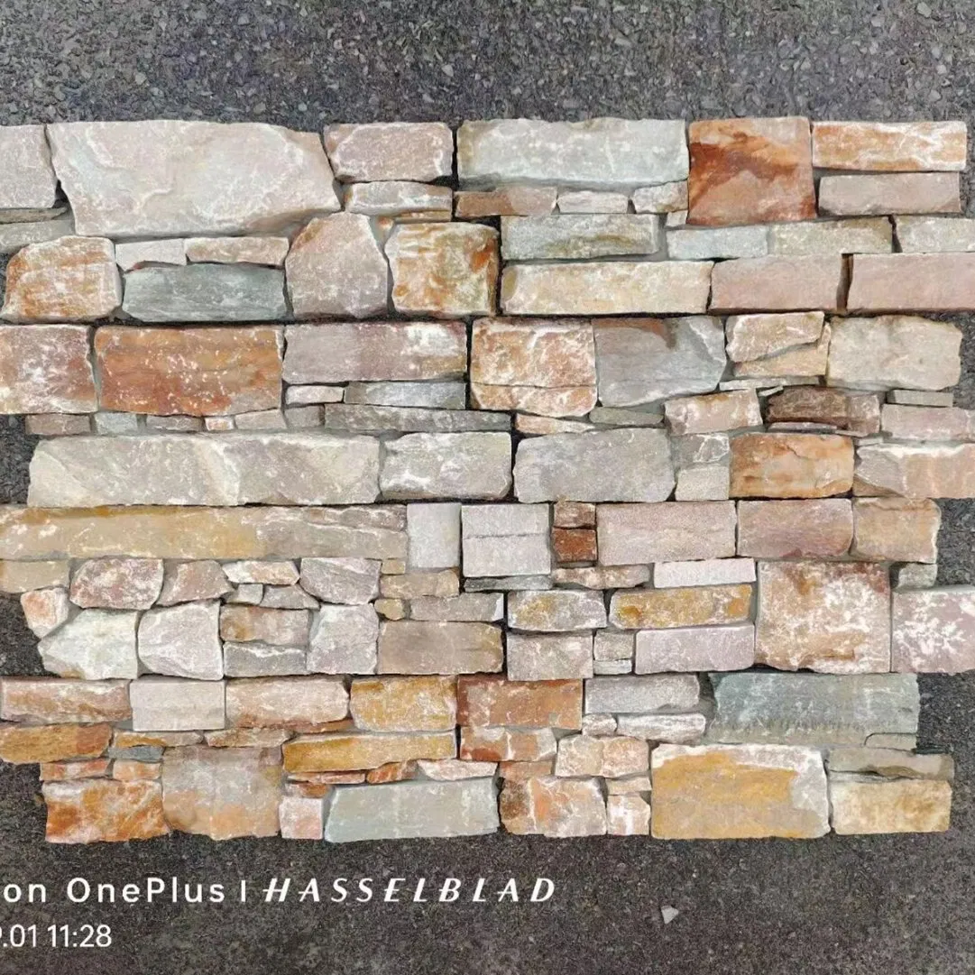 China Factory Price Natural Culture Stone Panel and Stack Veneers Stone Ledge Stone for Wall Cladding Decoration
