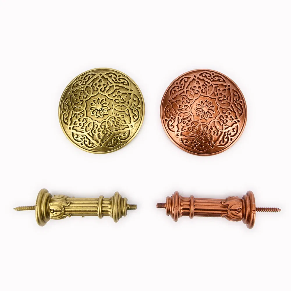 One Pair European Style Antique Resin Curtain Tie Back Holder Wall Mounted