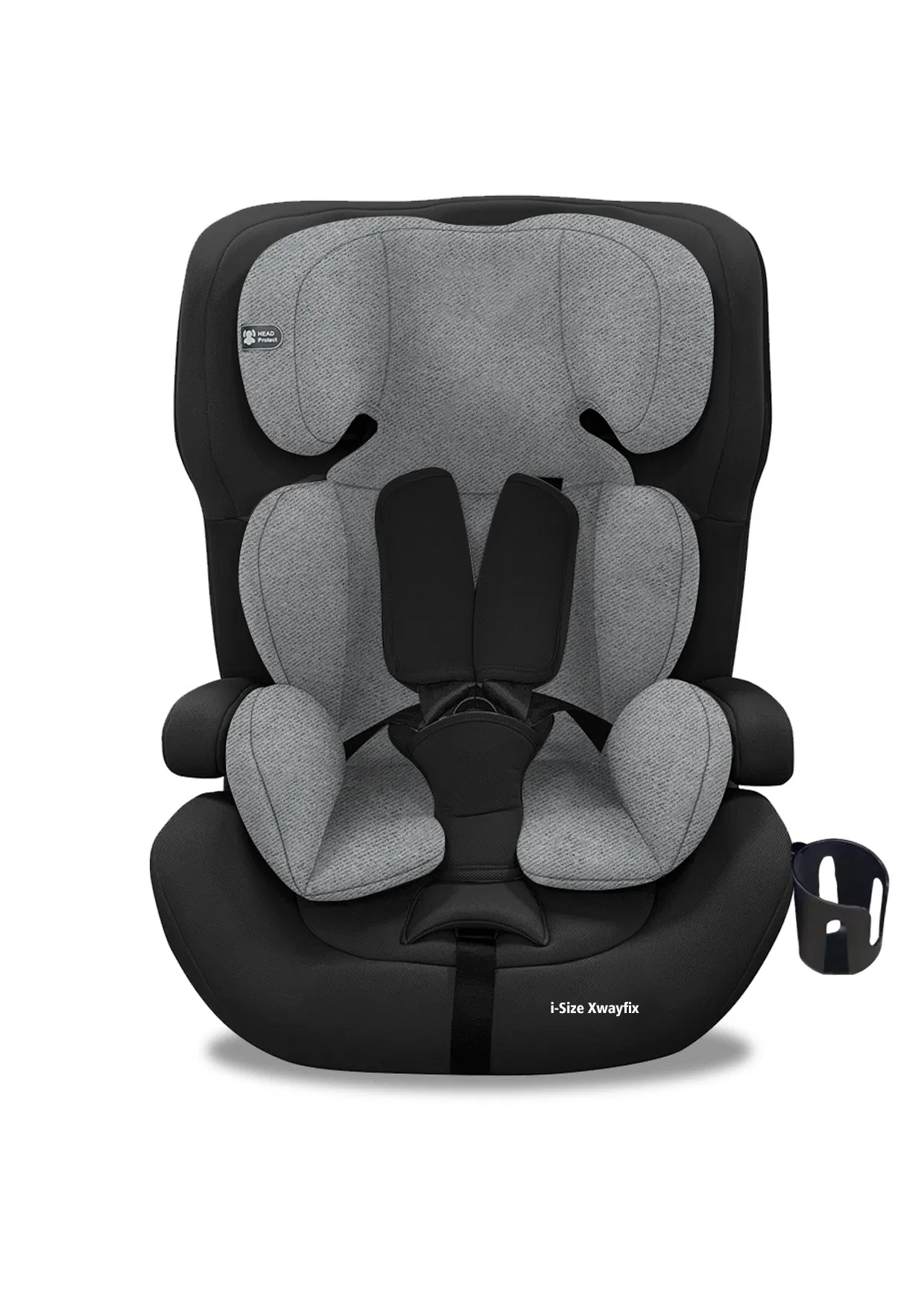 ECE R129 I-Size High Back Booster Kids Car Seat with 5 Point Safety Harness for 75-150cm with Isofix and Top Tether