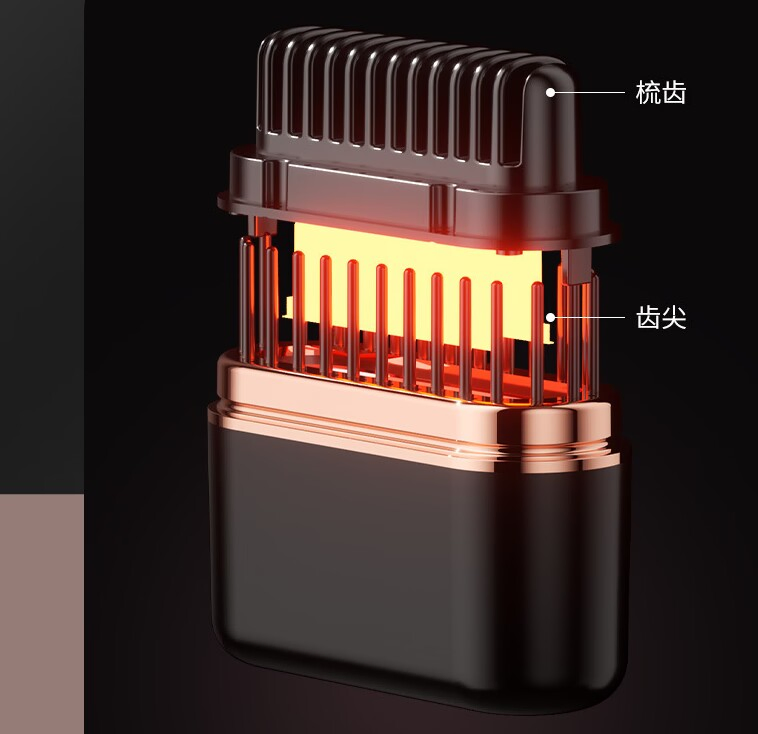 Electric Comb Luxury Mini Hair Straightening Comb Wholesale Easy to Carry and Use Hair Brush for Straightener