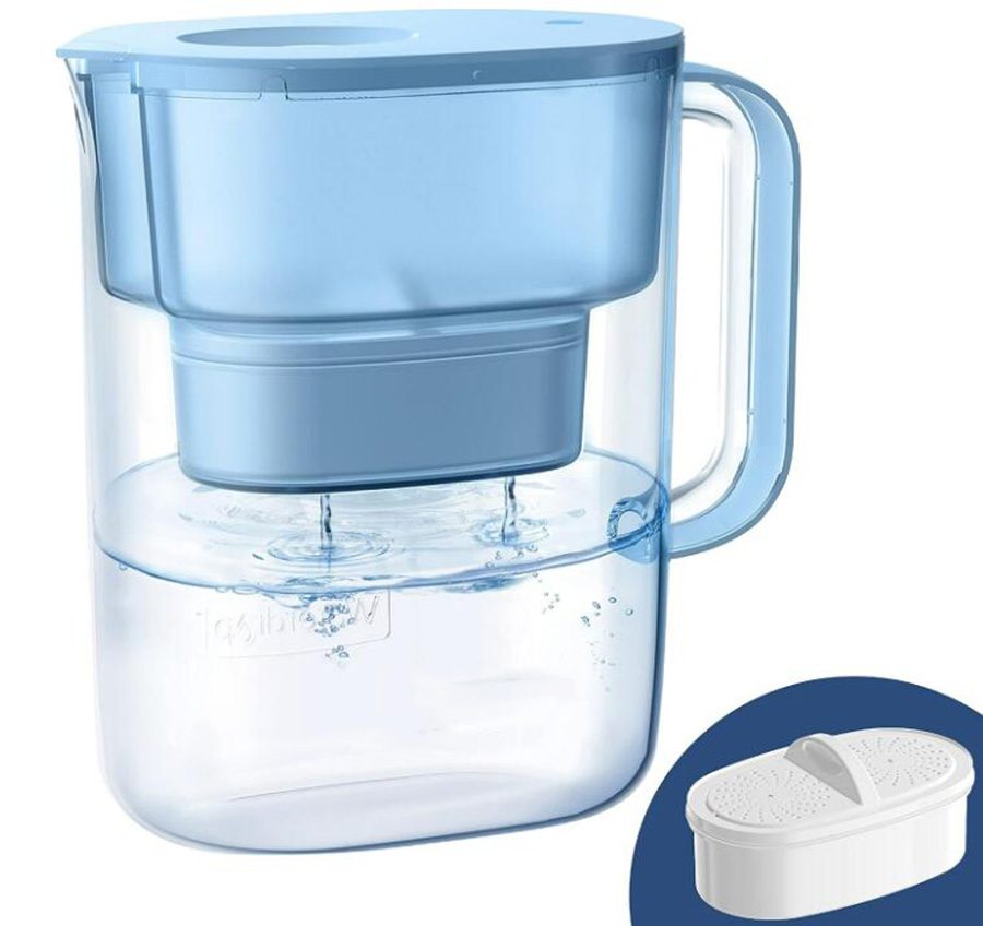 BPA Free 10-Cup Filter Pitcher Filtered Water Dispenser Water Purifier