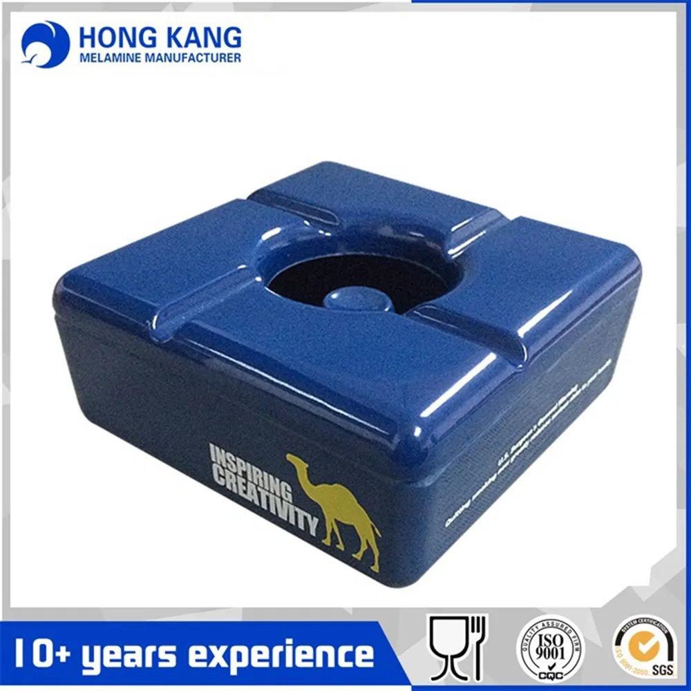 Public Melamine Smokeless Printed Ashtray