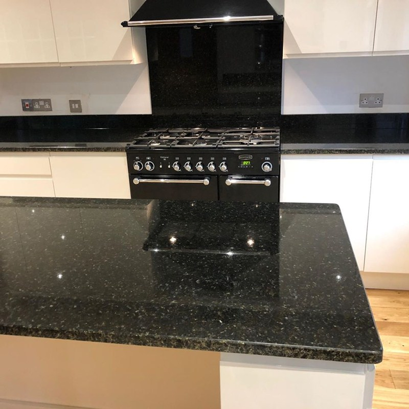 Popular Black Pearl Granite for Leathered/Honed/Polished Kitchen/Worktop/Vanity/Countertop Cut-to-Size Slab/Tile/Floor/Wall Factory Wholesale