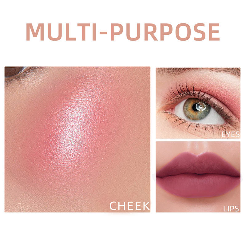 6 Colors Jelly Liquid Blush Stick Make Your Own Pink Low MOQ Private Label Custom Cheek Blush Stick Cream Makeup Blush Stick