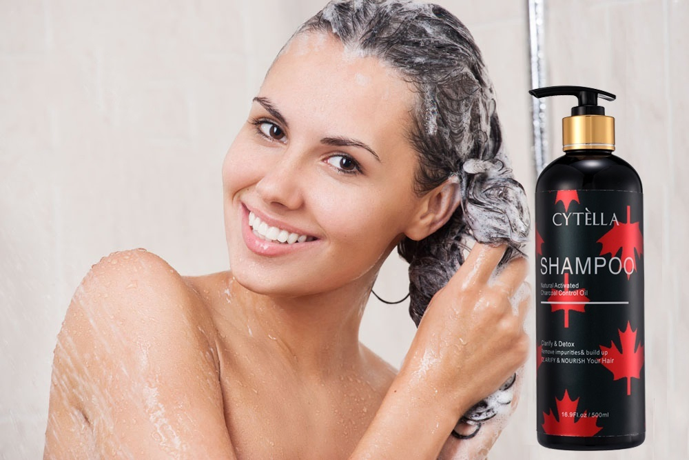 Control Oil Nourish Hair Natural Activated Charcoal Shampoo