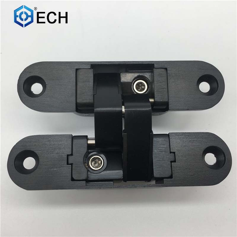 Black Zinc Hidden 3D Adjustable Concealed Heavy Duty Door Hinge